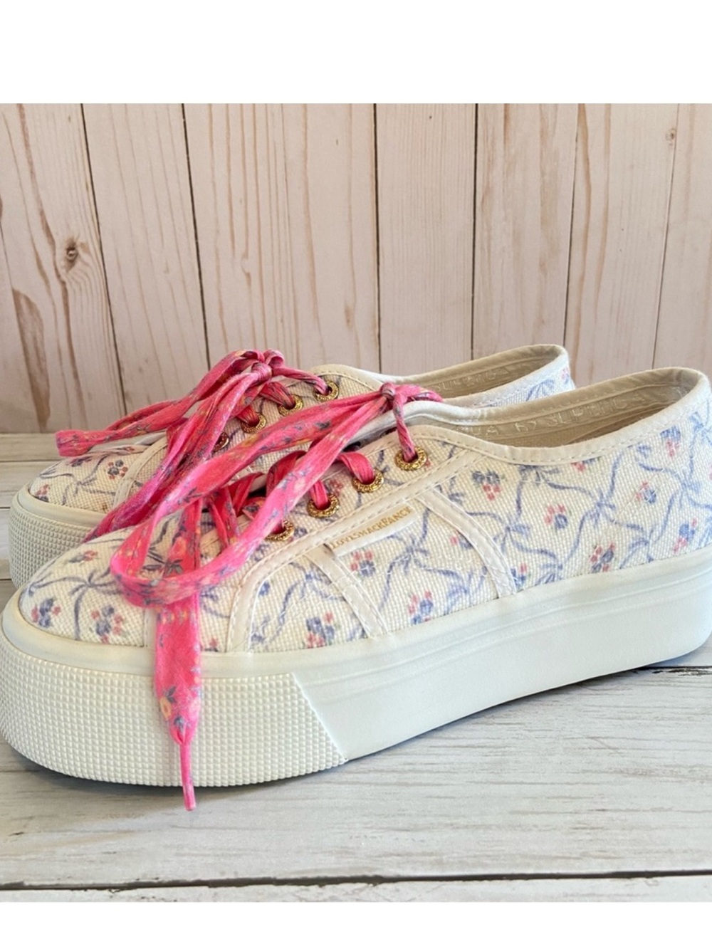 LoveShackFancy x Superga Platform Sneakers 6